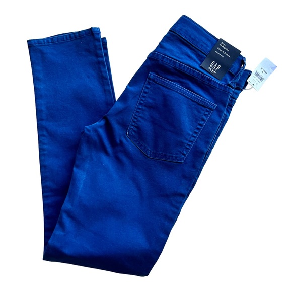 GAP Boys Stretch Skinny Blue Denim Jeans Size 12 Regular - Picture 4 of 7